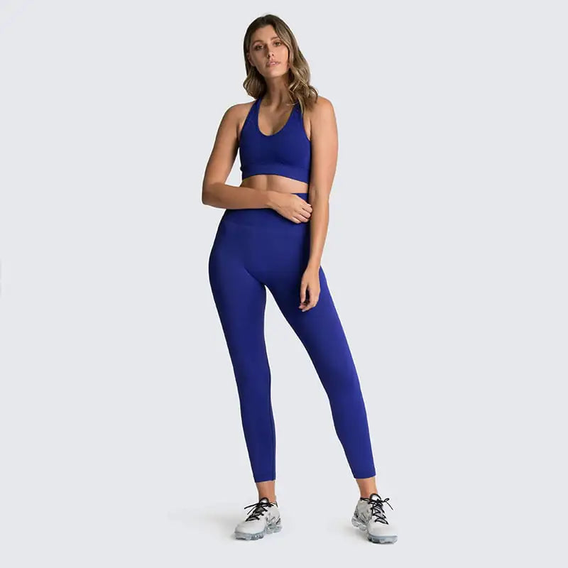 Seamless Knitted Women's Yoga Suit for Hip Lifting