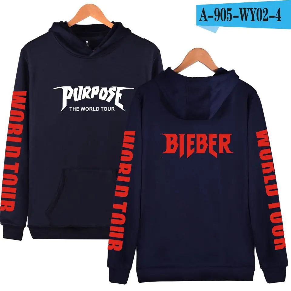 Justin Bieber Co-Branded Hooded Sweater Hoodie