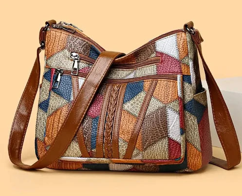 Colorful Glamour Women's Bag with Multiple Pockets (Single)