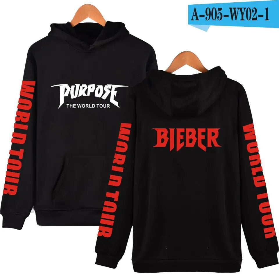 Justin Bieber Co-Branded Hooded Sweater Hoodie
