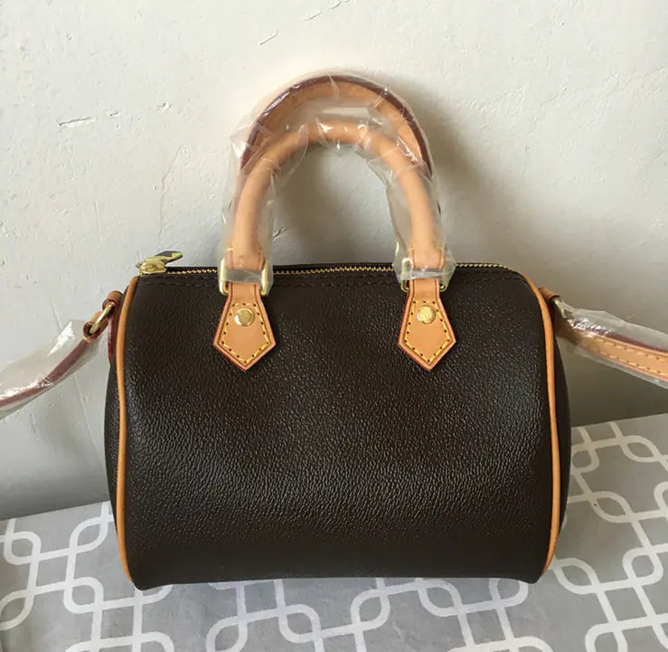 Printed Cowhide Handbag for Women