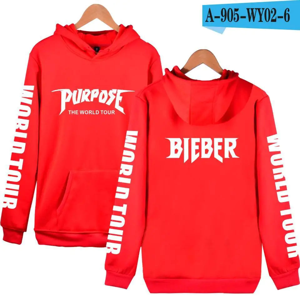 Justin Bieber Co-Branded Hooded Sweater Hoodie