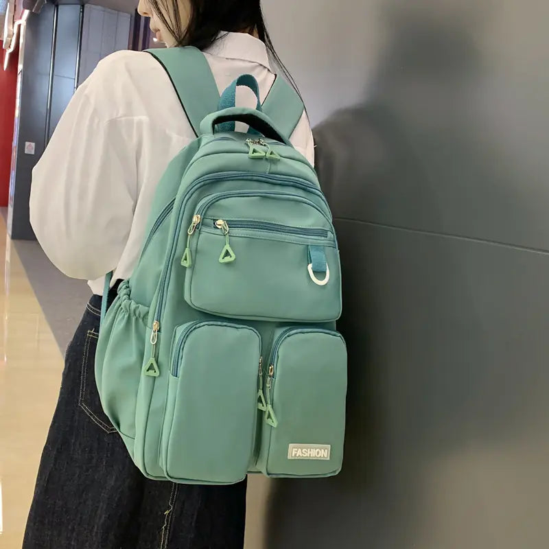 High Capacity Backpack for Junior High School Girls