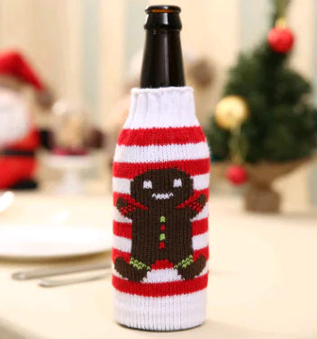 Christmas Wine Bottle Covers